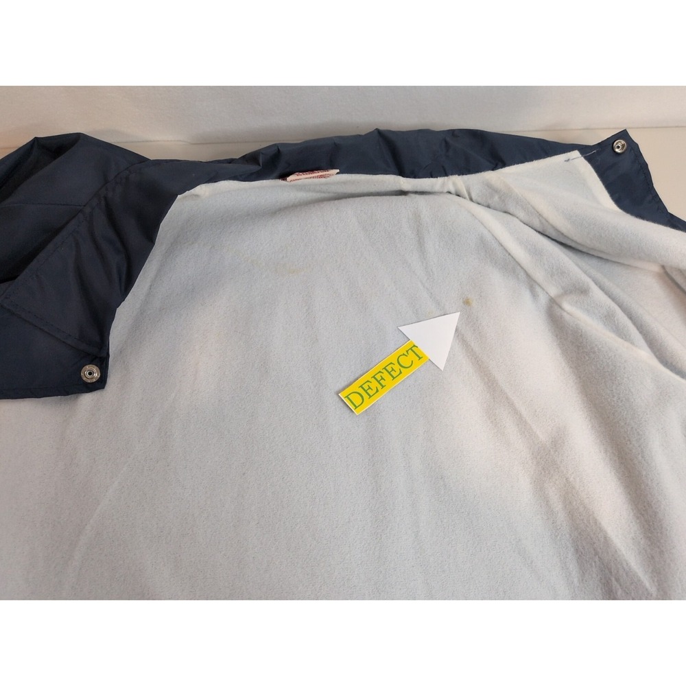 Vintage Cardinal Men's Navy Blue Windbreaker Jacket by the USS Rainier XL USA - Picture 9 of 9